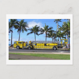Hawaii Fire Truck Briefkaart