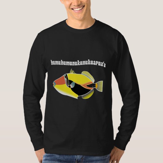 Hawaii Fish Triggerfish T-shirt (Voorkant)