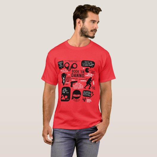 Hawaii Five0 Quotes T-shirt (Voorkant volledig)