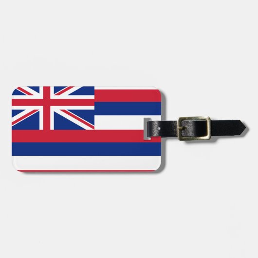 Hawaii Flag Bagagelabel (Voorkant horizontaal)