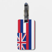Hawaii Flag Bagagelabel (Achterkant verticaal)