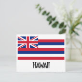 Hawaii Flag Briefkaart (Staand voorkant)