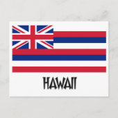 Hawaii Flag Briefkaart (Voorkant)