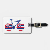 Hawaii Flag Cycling Bagagelabel (Voorkant horizontaal)