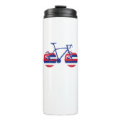 Hawaii Flag Cycling Thermosbeker (Voorkant)