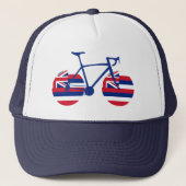 Hawaii Flag Cycling Trucker Pet (Voorkant)