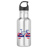 Hawaii Flag Cycling Waterfles (Voorkant)