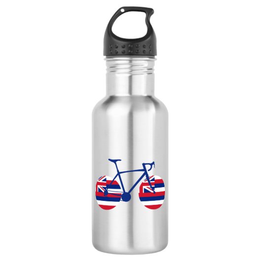 Hawaii Flag Cycling Waterfles (Voorkant)