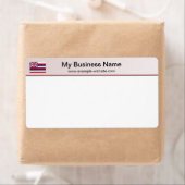 Hawaii Flag Header Verzendlabel (Insitu)