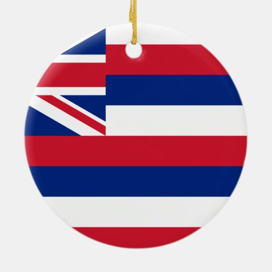 Hawaii Flag Keramisch Ornament (Achterkant)