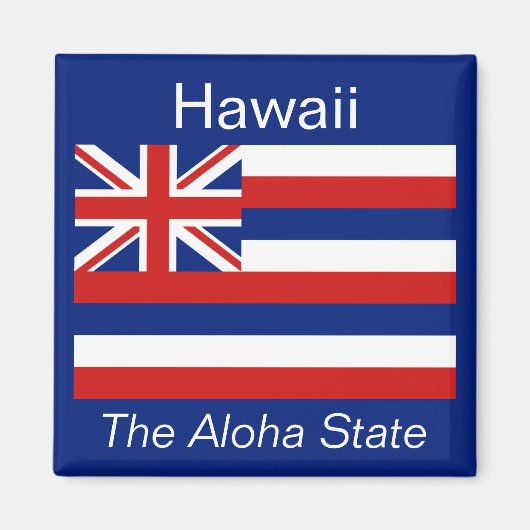 Hawaii Flag Magnet (Voorkant)