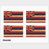 Hawaii Flag Rechthoekige Sticker (Vel)