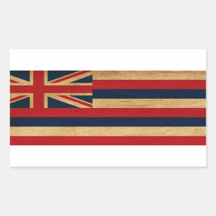 Hawaii Flag Rechthoekige Sticker