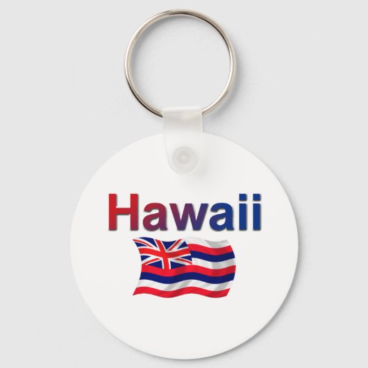 Hawaii Flag Sleutelhanger (Voorkant)
