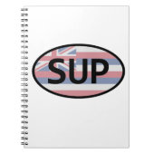 Hawaii Flag Standup Paddling Notitieboek (Voorkant)