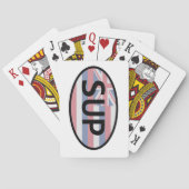 Hawaii Flag Standup Paddling Speelkaarten (Achterkant)