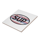 Hawaii Flag Standup Paddling Tegeltje (Zijkant)