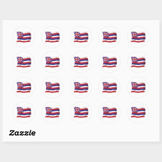 Hawaii Flag Sticker (Vel)