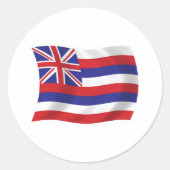 Hawaii Flag Sticker (Voorkant)
