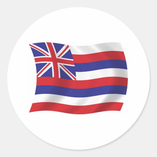 Hawaii Flag Sticker (Voorkant)
