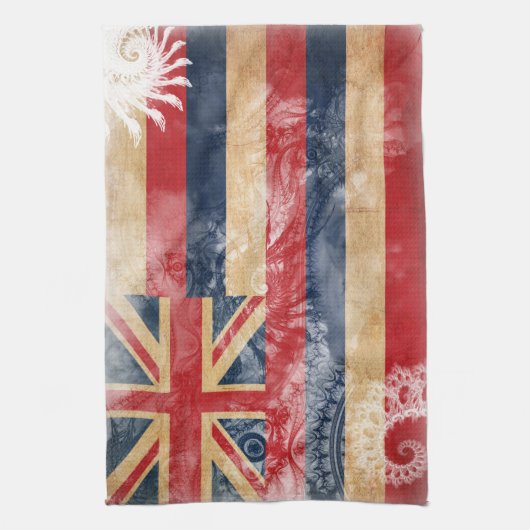 Hawaii Flag Theedoek (Verticaal)