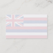 Hawaii Flag Visitekaartje (Achterkant)