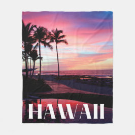 Hawaii Fleece Deken