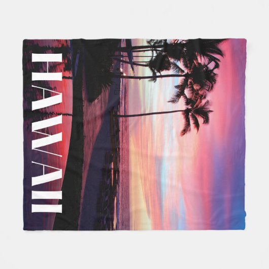 Hawaii Fleece Deken (Voorkant (Horizontaal))
