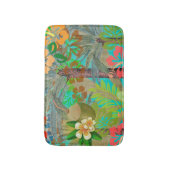 Hawaii Flower Hula Floral Graphic Badmat (Voorkant Verticaal)