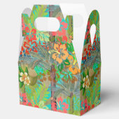 Hawaii Flower Hula  Floral Graphic Bedankdoosjes (Geopend)