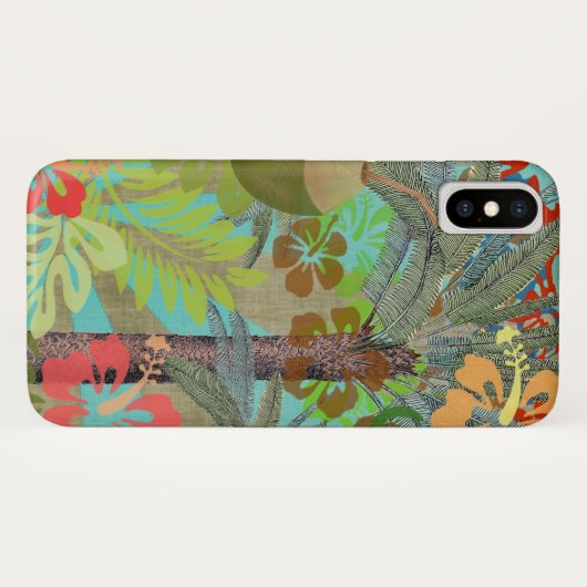 Hawaii Flower Hula  Floral Graphic Case-Mate iPhone Case (Achterkant (horizontaal))