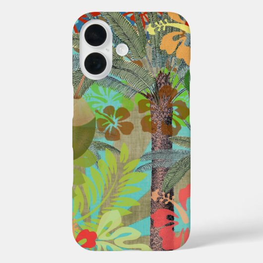 Hawaii Flower Hula  Floral Graphic Case-Mate iPhone Case (Achterkant)