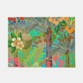 Hawaii Flower Hula  Floral Graphic Deurmat (Voorkant)