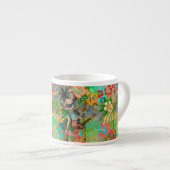 Hawaii Flower Hula  Floral Graphic Espresso Kop (Voorkant rechts)