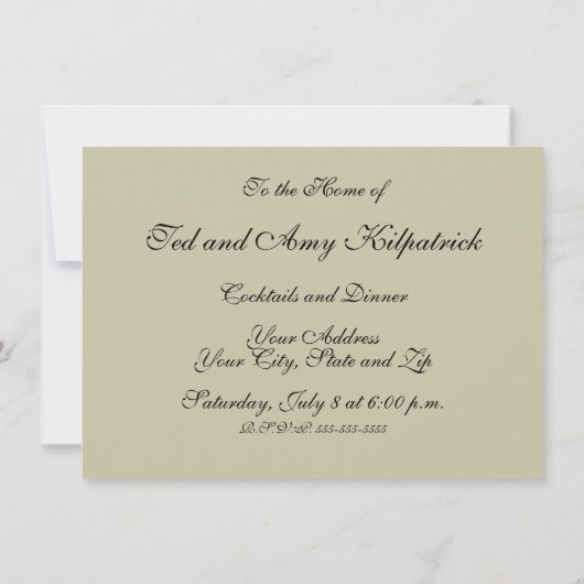 Hawaii Flower Hula  Floral Graphic Kaart (Achterkant)