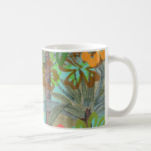 Hawaii Flower Hula  Floral Graphic Koffiemok
