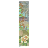 Hawaii Flower Hula  Floral Graphic Korte Tafelloper (Voorkant)