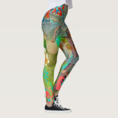 Hawaii Flower Hula  Floral Graphic Leggings (Rechts)
