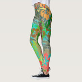 Hawaii Flower Hula  Floral Graphic Leggings (Links)