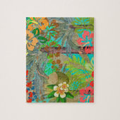 Hawaii Flower Hula Floral Graphic Legpuzzel (Verticaal)