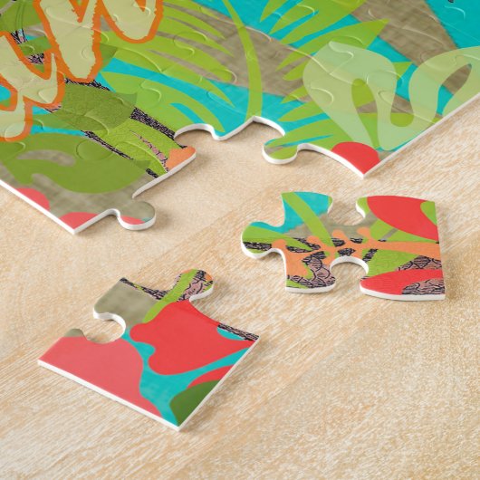 Hawaii Flower Hula Floral Graphic Legpuzzel (Zijkant)