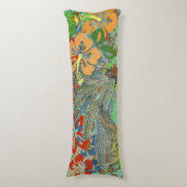 Hawaii Flower Hula  Floral Graphic Lichaamskussen (Voorkant Verticaal)