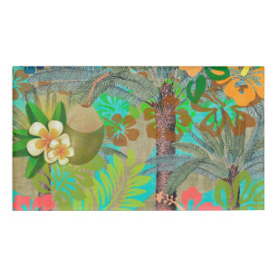 Hawaii Flower Hula Floral Graphic Naambadge