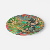 Hawaii Flower Hula Floral Graphic Papieren Bordje (Gekanteld)