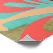 Hawaii Flower Hula  Floral Graphic Poster (Hoek)