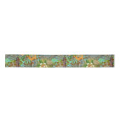 Hawaii Flower Hula  Floral Graphic Satijnen Lint (Voorkant)