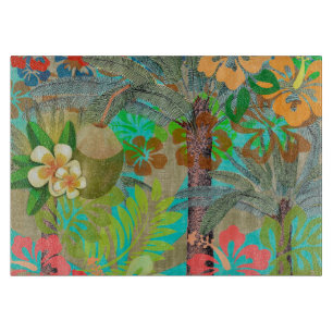 Hawaii Flower Hula Floral Graphic Snijplank