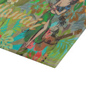 Hawaii Flower Hula Floral Graphic Snijplank (Hoek)