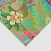 Hawaii Flower Hula  Floral Graphic Tissuepapier (Detail)
