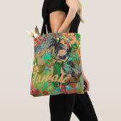 Hawaii Flower Hula  Floral Graphic Tote Bag (Dichtbij)